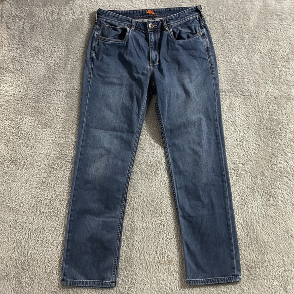 Tommy Bahama Jeans Mens Size 34x32 Antigua Cove Authentic Blue Denim Dark Wash - Picture 1 of 8
